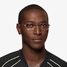 Bidu Shiny Gold TitaniumEyeglass Frames for Men from EyeBuyDirect