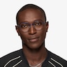 Zeus Shiny Blue TitaniumEyeglass Frames for Men from EyeBuyDirect