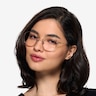 Gavi Shiny Gold TitaniumEyeglass Frames for Women from EyeBuyDirect