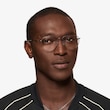Kenji Matte Silver TitaniumEyeglass Frames for Men from EyeBuyDirect
