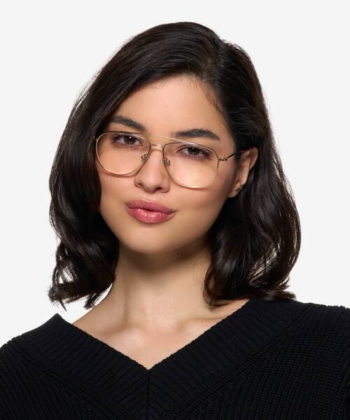 Shiny Gold Kenji -  Titanium Lunettes de vue