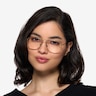 Kenji Shiny Gold TitaniumEyeglass Frames for Women from EyeBuyDirect
