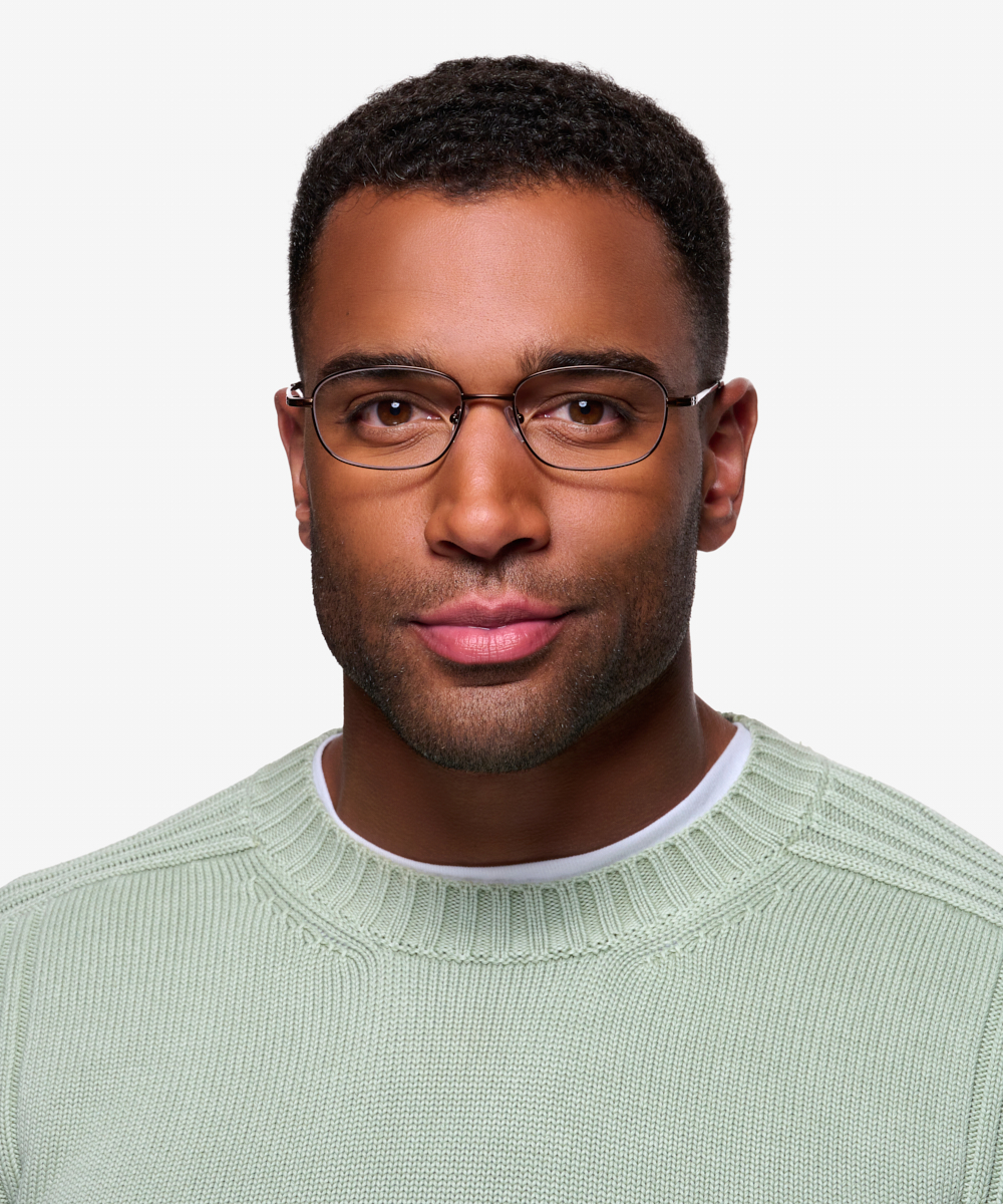 Setup Oval Coffee Full Rim Eyeglasses Eyebuydirect