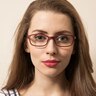 Bluetaki Red PlasticEyeglass Frames for Women from EyeBuyDirect