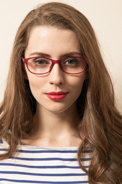 Barntala Red PlasticEyeglass Frames for Women from EyeBuyDirect