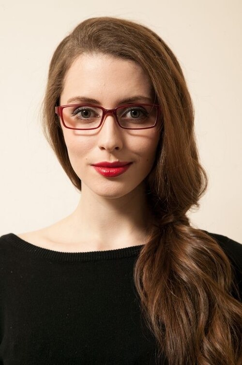 Andres Red PlasticEyeglass Frames for Women from EyeBuyDirect