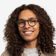 Jungle Striped Dark Wood Mixed WoodEyeglass Frames for Men from EyeBuyDirect