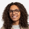 Jungle Striped Dark Wood Eco-friendlyEyeglass Frames for Men from EyeBuyDirect