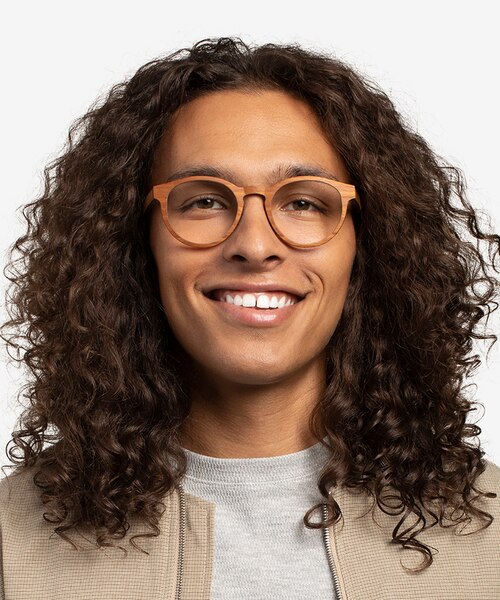 Jungle Light Wood Mixed WoodEyeglass Frames for Men from EyeBuyDirect