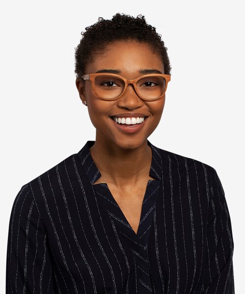 Botany Light Wood Eco-friendlyEyeglass Frames for Women from EyeBuyDirect