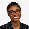 Botany Striped Dark Wood Eco-friendlyEyeglass Frames for Women from EyeBuyDirect