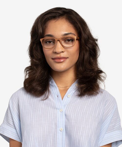 Earth Light Wood Eco-friendlyEyeglass Frames for Women from EyeBuyDirect