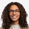Earth Dark Wood Eco-friendlyEyeglass Frames for Men from EyeBuyDirect