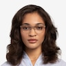Evergreen Gunmetal & Wood Wood-textureEyeglass Frames for Women from EyeBuyDirect