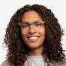 Evergreen Gold & Striped Wood Eco-friendlyEyeglass Frames for Men from EyeBuyDirect
