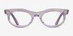 Ray-Ban RB2242V Wayfarer Oval Change Photo Waves Purple PlasticEyeglass Frames from EyeBuyDirect, video