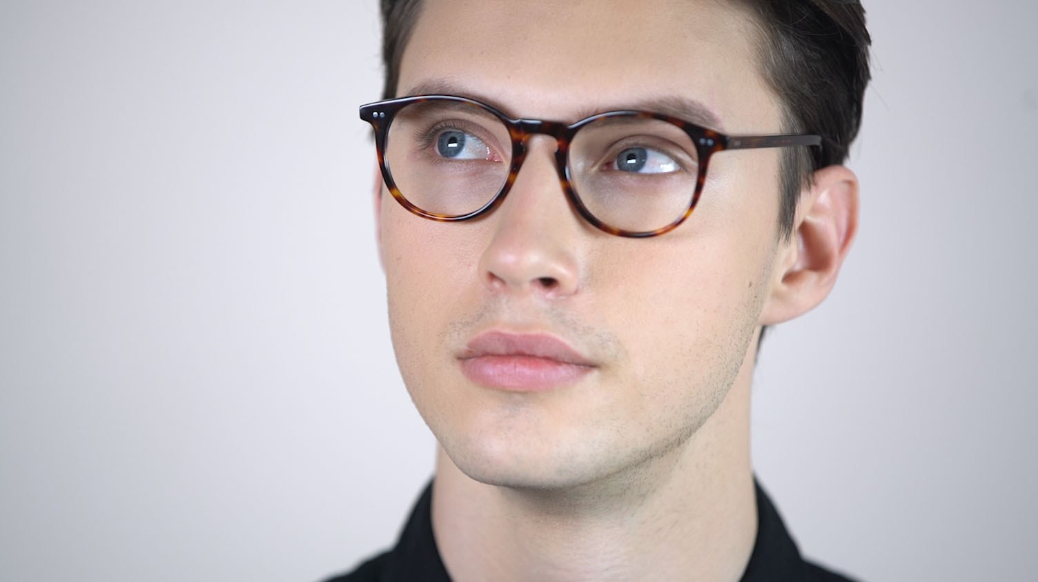 men's round tortoise shell eyeglass frames