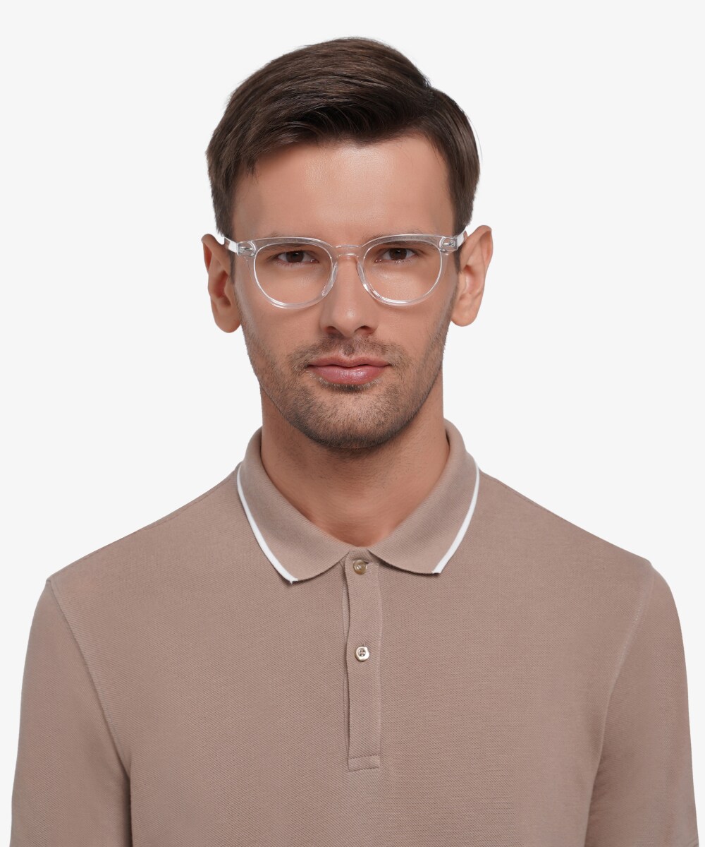 Lunettes ovales homme hot sale