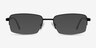 Axis Black MetalEyeglass Frames from EyeBuyDirect, with Tinted Lenses
