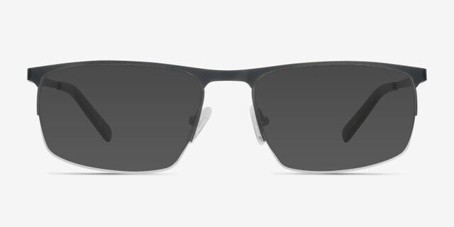 Wayne Black MetalEyeglass Frames from EyeBuyDirect, with Tinted Lenses