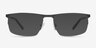 Wayne Black MetalEyeglass Frames from EyeBuyDirect, with Tinted Lenses