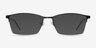 Summit Noir MétalMontures de lunettes de vue d'EyeBuyDirect, Avec des Verres Teintés
