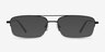 Inlet Black MetalEyeglass Frames from EyeBuyDirect, with Tinted Lenses