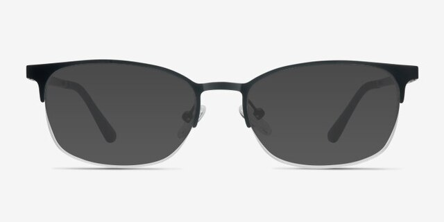 Cornet Black MetalEyeglass Frames from EyeBuyDirect, with Tinted Lenses