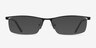 Boon Black MetalEyeglass Frames from EyeBuyDirect, with Tinted Lenses