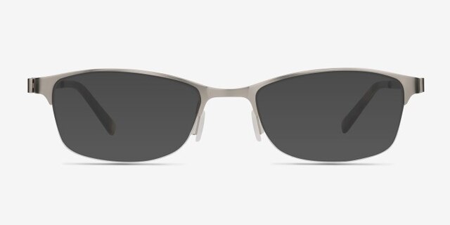 Pearl Silver MetalEyeglass Frames from EyeBuyDirect, with Tinted Lenses