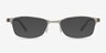Pearl Silver MetalEyeglass Frames from EyeBuyDirect, with Tinted Lenses