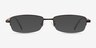 Limit Brown MetalEyeglass Frames from EyeBuyDirect, with Tinted Lenses