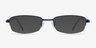 Limit Navy MetalEyeglass Frames from EyeBuyDirect, with Tinted Lenses