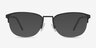 Silox Black MetalEyeglass Frames from EyeBuyDirect, with Tinted Lenses
