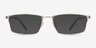 Furox Silver MetalEyeglass Frames from EyeBuyDirect, with Tinted Lenses