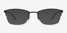 Argil Black MetalEyeglass Frames from EyeBuyDirect, with Tinted Lenses