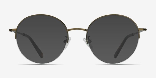 Albee Bronze MetalEyeglass Frames from EyeBuyDirect, with Tinted Lenses
