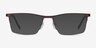Variable Brown MetalEyeglass Frames from EyeBuyDirect, with Tinted Lenses