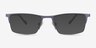 Variable Gris MétalMontures de lunettes de vue d'EyeBuyDirect, Avec des Verres Teintés
