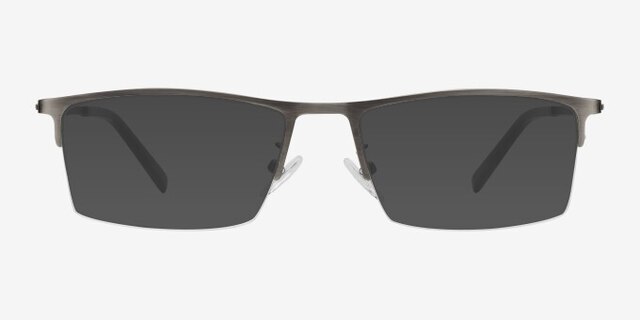 Carve Gunmetal MétalMontures de lunettes de vue d'EyeBuyDirect, Avec des Verres Teintés