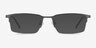 Vienna Gray MetalEyeglass Frames from EyeBuyDirect, with Tinted Lenses