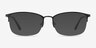 Paradox Noir MétalMontures de lunettes de vue d'EyeBuyDirect, Avec des Verres Teintés