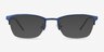 Argil Matte Navy MetalEyeglass Frames from EyeBuyDirect, with Tinted Lenses