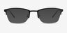 Argil Matte Black MetalEyeglass Frames from EyeBuyDirect, with Tinted Lenses