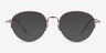 Noblesse Red MetalEyeglass Frames from EyeBuyDirect, with Tinted Lenses