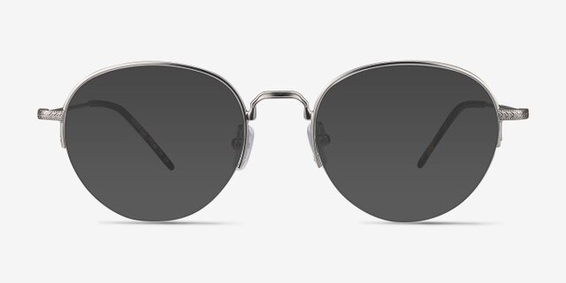 Noblesse Silver MetalEyeglass Frames from EyeBuyDirect, with Tinted Lenses