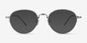 Noblesse Silver MetalEyeglass Frames from EyeBuyDirect, with Tinted Lenses