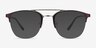 Society Purple MetalEyeglass Frames from EyeBuyDirect, with Tinted Lenses