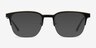 Fathom Bronze Black MétalMontures de lunettes de vue d'EyeBuyDirect, Avec des Verres Teintés