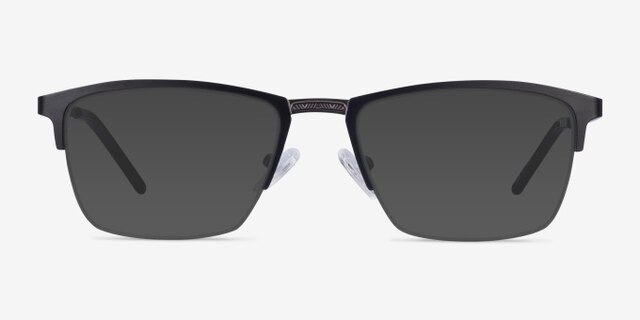 Osmosis Noir MétalMontures de lunettes de vue d'EyeBuyDirect, Avec des Verres Teintés